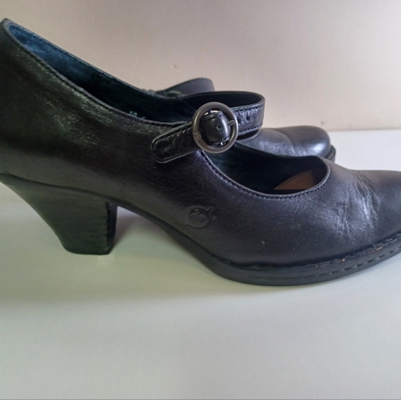 Black Born Heels Mary Jane Shoes Clogs versatile comfy Sz 10 Victorian Steampunk - Picture 3 of 8